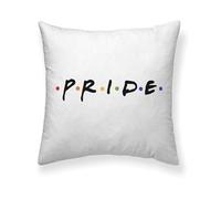 BELUM | Funda cojín Tamaño: 50x50 cm Tejido: 100% algodón orgánico Modelo: Pride 02 | Funda Cojín LGTBIQ+