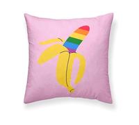 BELUM | Funda cojín Tamaño: 50x50 cm Tejido: 100% algodón orgánico Modelo: Pride 08 | Funda Cojín LGTBIQ+