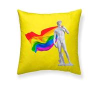 BELUM | Funda cojín Tamaño: 50x50 cm Tejido: 100% algodón orgánico Modelo: Pride 13 | Funda Cojín LGTBIQ+