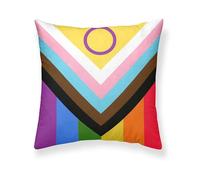 BELUM | Funda cojín Tamaño: 50x50 cm Tejido: 100% algodón orgánico Modelo: Pride 41 | Funda Cojín LGTBIQ+