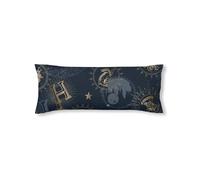 BELUM | Funda de Almohada 100% Algodón Hpotter Gold para Cama de 90 cm, Suave y de Varios Tamaños