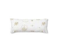 BELUM | Funda de Almohada Harry Potter, Funda de Almohada 100% algodón Modelo Hogwarts Gold Christmas de 65X65 cm.