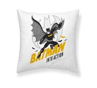 BELUM | Funda de cojín 100% algodón Batman Comix 1B 45x45cm, Funda de cojín Suave, Funda de cojín de Varios tamaños, Funda de cojín Multicolor