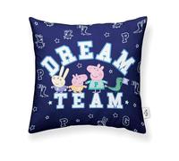 BELUM | Funda de cojín 100% algodón Dream Team A 45x45cm, funda de cojín suave, funda de cojín de varios tamaños, funda de cojín multicolor