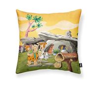 BELUM | Funda de cojín 100% algodón Family Flintstone A 45x45cm, Funda de cojín Suave, Funda de cojín de Varios tamaños, Funda de cojín Multicolor