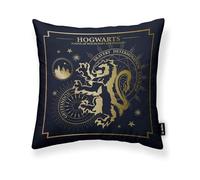 BELUM | Funda de cojín 100% algodón Harry Potter Gold B 45x45cmcm, Funda de cojín Suave, Funda de cojín de Varios tamaños, Funda de cojín Multicolor