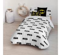 BELUM | Funda nórdica Batman | Funda nórdica Modelo Batman Basic | Funda Nórdica con Botones | Funda nórdica 100% algodón | Funda Nórdica de Calidad | Funda Nórdica (Cama de 105 (180X240 cm))
