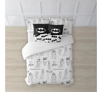 BELUM | Funda nórdica Batman | Funda nórdica Modelo Batman Features | Funda Nórdica con Botones | Funda nórdica 100% algodón | Funda Nórdica de Calidad | Funda Nórdica (Cama de 180 (260x240 cm))