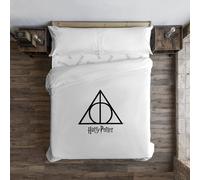 BELUM | Funda nórdica con Botones 100% algodón Modelo Nordic Hallows Cama de 135/140 (220x240 cm.); Funda nórdica Ligera y Confortable; Funda nórdica licencias Oficiales