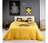BELUM | Funda nórdica Harry Potter, Funda nórdica con Botones 100% algodón Modelo Hufflepuff Values para Cama de 120 (200X200 cm.)