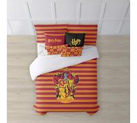 BELUM | Funda Nórdica Harry Potter Modelo Gryffindor Shield | Con Botones | 100% Algodón | Cama de 120 (200X200 cm.)
