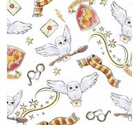 BELUM | Funda Nórdica Harry Potter Modelo Hedwig Con Botones | 100% Algodón de Calidad | Cama de 120 (200X200 cm.)
