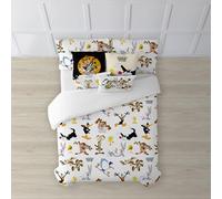 BELUM | Funda nórdica Looney Tunes | Funda nórdica Modelo Looney Characters | Funda Nórdica con Botones | Funda nórdica 100% algodón | Funda Nórdica (Cama de 150/160 (240x240 cm))