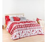 BELUM | Funda nórdica Navidad 50% algodón - 50% poliéster, Funda nórdica con Botones Laponia 10 180 (260x240)