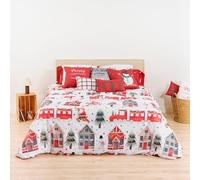 BELUM | Funda nórdica Navidad 50% algodón - 50% poliéster, Funda nórdica con Botones Laponia 12 150 (240x220)