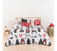 BELUM | Funda nórdica Navidad 50% algodón - 50% poliéster, Funda nórdica con Botones Laponia 18 150 (240x220)