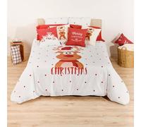 BELUM | Funda nórdica Navidad 50% algodón - 50% poliéster, Funda nórdica con Botones Laponia 21 90 (155x220)