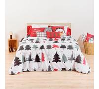 BELUM | Funda nórdica Navidad 50% algodón - 50% poliéster, Funda nórdica con Botones Laponia 5 180 (260x240)