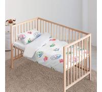 BELUM | Funda nórdica Peppa Pig | Funda nórdica Modelo Time Bed | Funda Nórdica con Botones | Funda nórdica 100% algodón | Funda Nórdica (Cuna 100x120)