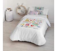 BELUM | Funda nórdica Peppa Pig | Funda nórdica Modelo Together | Funda Nórdica con Botones | Funda nórdica 100% algodón | Funda Nórdica (Cama de 105 (180X240 cm))