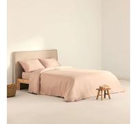 BELUM | Funda Nórdica Satén 300 Hilos para Cama de 80 Medida Producto: 140x200 cm. Color: Pink | Funda Nórdica Satén Cuenta con: Cierre con Botones Ocultos Transparentes.