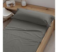 BELUM | Juego de Sabanas Antrathite 100% algodón Peinado 175 Hilos para Cama de 90, Encimera: 160x270cm Bajera: 90x200 cm + 25 cm Fuelle