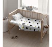 BELUM | Juego de sábanas Harry Potter, Juego de sábanas con Almohada y Bajera Estampadas 100% algodón Modelo Batmask para Maxicuna.