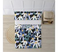 BELUM | Juego de Sábanas para cama de 180. Compuesto por: Funda Almohada - Encimera 260x270 cm - Bajera 180x200cm + 25 cm | Tejido: 100% algodón 180 hilos - Modelo: Dharan