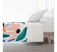 BELUM | Juego de Sábanas para Cama de 180. Compuesto por: Funda Almohada - Encimera 260x270 cm - Bajera 180x200cm + 25 cm | Tejido: 100% algodón 180 Hilos - Modelo: Num