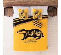 BELUM | Manta Harry Potter, Manta Jaquard 230x260 Hufflepuff Values, Manta para Sofa Harry Potter, Manta para Cama Harry Potter, Manta Todo Tipo de usos Harrry Potter