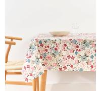 BELUM | Mantel 100x140 cm Resinado Antimanchas Modelo 0120-52, No Hule, Sin Rigidez, Tacto Algodón