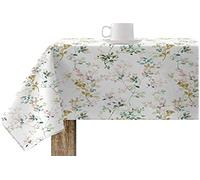 BELUM | Mantel 250x140 cm Antimanchas 100% algodón resinado, Mantel NO Hule, Mantel Tacto algodón, Mantel Impermeable, Mantel Antimanchas Repelente líquidos
