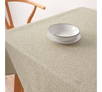 BELUM | Mantel Antimanchas Jacquard Tamaño 155x155 cm - Mantel Antimanchas Tacto Extrasuave Color Beig - Mantel Tejido 70% algodón - 30% Poliester Modelo 000-068