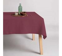 Belum | Mantel Antimanchas Lino 100% Burdeos 100x150 cm | Mantel Mesa Rectangular Resinado | Mantel Hidrófugo de Calidad en Varias Medidas | Manteles de Lino para Interior y Exterior