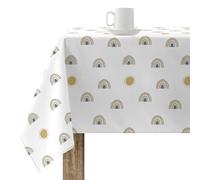 BELUM | Mantel Antimanchas Tamaño 140x140 cm - Mantel Tacto Extrasuave Color Multicolor - Mantel 100% Made in Spain Tejido 100% algodón orgánico (Half Panama) - Mantel Modelo Kairi