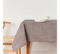 BELUM | Mantel Antimanchas Tamaño 200x155 cm - Mantel Tacto Extrasuave Color Gris Oscuro - Mantel 100% Made in Spain Tejido 100% algodón orgánico - Mantel Modelo Liso