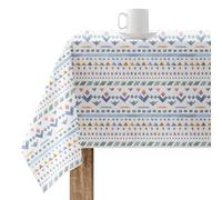 BELUM | Mantel Hule Antimanchas Resinado 300x140cm | Mantel Hule Mesa Rectangular Resinado | Mantel Resinado Hule en Varias Medidas | Mantel Mesa Cocina