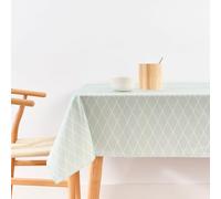 BELUM | Mantel Hule Antimanchas Resinado Rectangular | Varias Medidas | Mesa Cocina (Verde, 250X180)