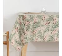 BELUM | Mantel Navidad Antimanchas Rectangular Resinado | Tacto Plastificado | Mantel Mesa Hogar (250X140 cm)