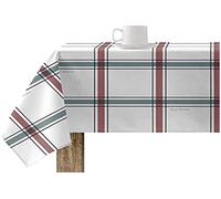 BELUM | Mantel Navidad Diámetro 180 Redondo 100% algodón resinado Antimanchas (Tacto no plastificado) Modelo Elegant Christmas 4