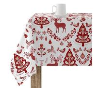 BELUM | Mantel Navidad | Mantel antimanchas Mesa Rectangular Resinado | Mantel resinado (tacto plastificado) | Mantel Mesa | Mantel Mesa hogar (100X140 cm)