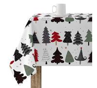 BELUM | Mantel Navidad | Mantel antimanchas Mesa Rectangular Resinado | Mantel resinado (tacto plastificado) | Mantel Mesa | Mantel Mesa hogar (100X140 cm)