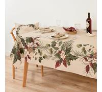 BELUM | Mantel Navidad | Mantel antimanchas Mesa Rectangular Resinado | Mantel resinado (tacto plastificado) | Mantel Mesa | Mantel Mesa hogar (300X140 cm)
