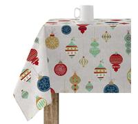BELUM | Mantel Navidad | Mantel Antimanchas Mesa Rectangular Resinado | Mantel resinado (Tacto plastificado) | Mantel Mesa | Mantel Mesa hogar (200X140 cm)