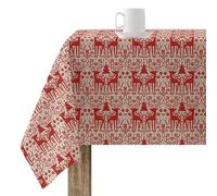 BELUM | Mantel Navidad | Mantel Antimanchas Mesa Rectangular Resinado | Mantel resinado (Tacto plastificado) | Mantel Mesa | Mantel Mesa hogar (300X140 cm)