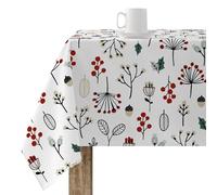 BELUM | Mantel Navidad | Mantel antimanchas Mesa Rectangular Resinado | Mantel resinado (tacto plastificado) | Mantel Mesa | Mantel Mesa hogar (300X140 cm)