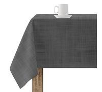 BELUM | Mantel NO Hule, Mantel, Mantel Anti Manchas resinado, Mantel Antibacteriano, Mantel Fabricado Tejido orgánico, Mantel 100% algodón orgánico (100X250, Negro)
