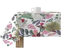 BELUM | Mantel NO Hule Ula 105, Mantel 200x140cm, Mantel Antimanchas resinado, Mantel Antibacteriano, Mantel Fabricado Tejido orgánico, Mantel 100% algodón orgánico
