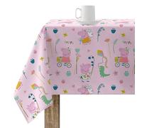 BELUM | Mantel Peppa Pig 140x140 cm Mantel resinado (Tacto plastificado) Antimanchas Modelo Peppa Pig Free Time 1