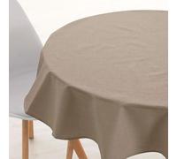 BELUM | Mantel Redondo Diámetro 180 Antimanchas 100% Algodón Resinado, No Hule, Tacto Algodón, Impermeable, Repelente Líquidos